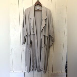 Vintage 100% Silk Trenchcoat